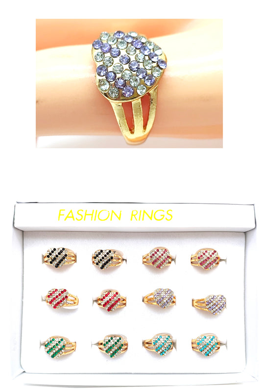 Heart Design Fashion Ring