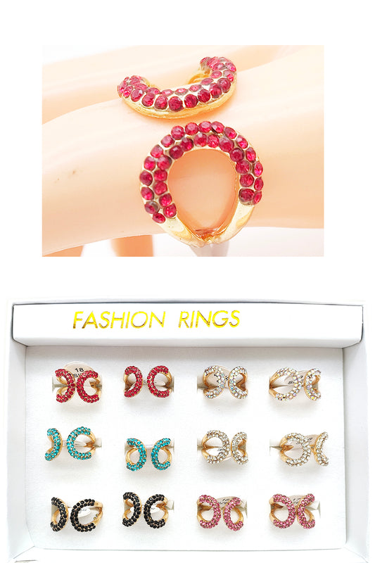 Double C Fashion Ring