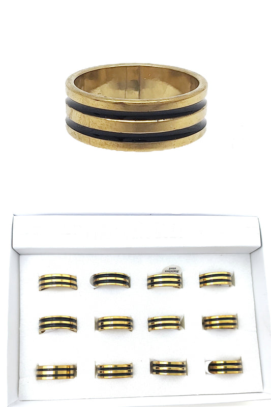 Gold Stainless Steel Ring