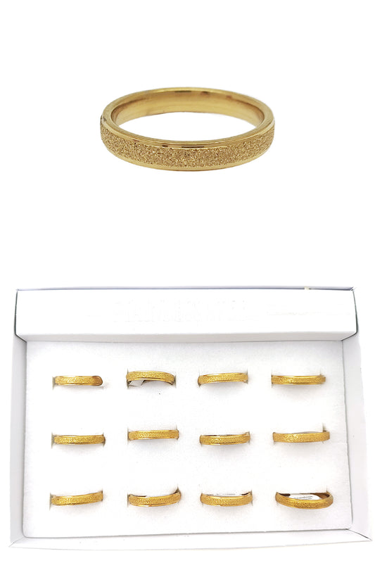 Stainless Steel Gold Ring