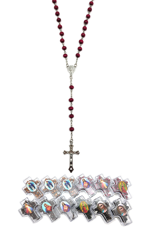 Religious Wooden Rosary