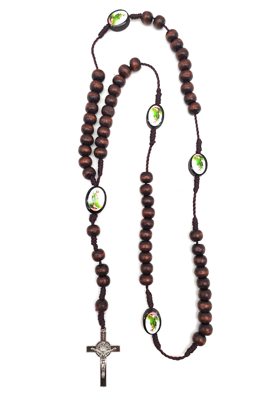 San Judas Tadeo Wooden Rosary