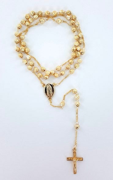 Gold Dipped Beaded  Rosary