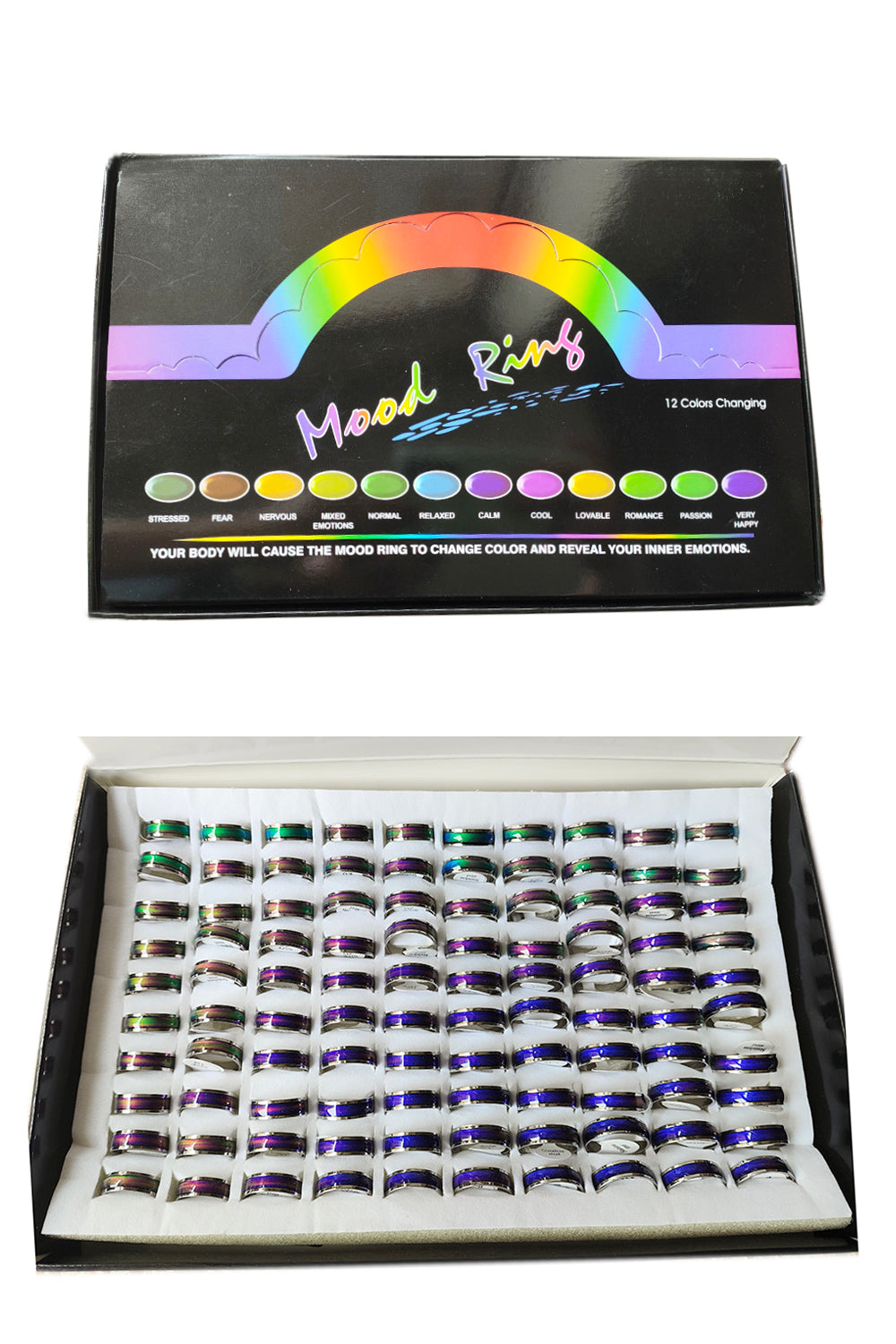 Mood Temperature Changing Color Rings
