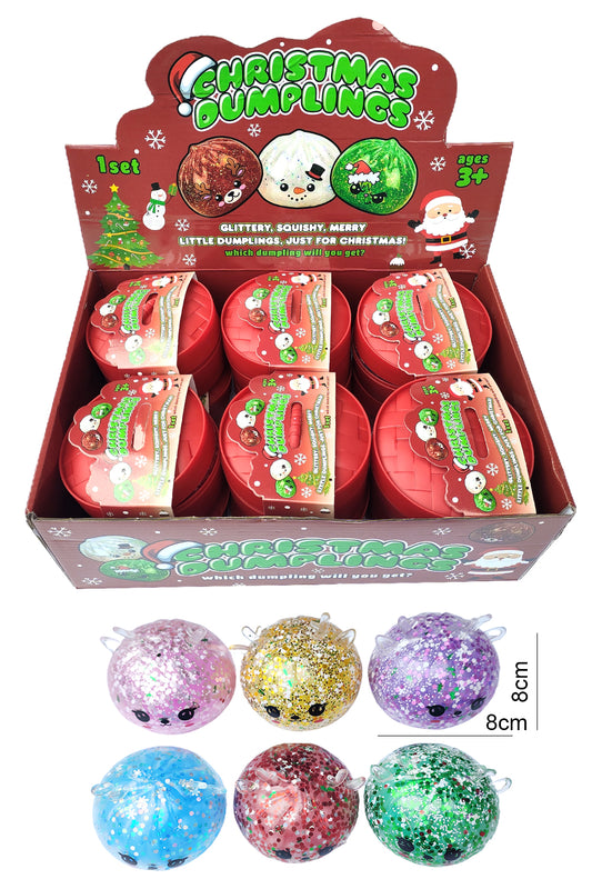 Xmas Dumpling Squishy Toy