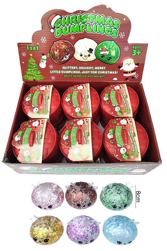Xmas Dumpling Squishy Toy