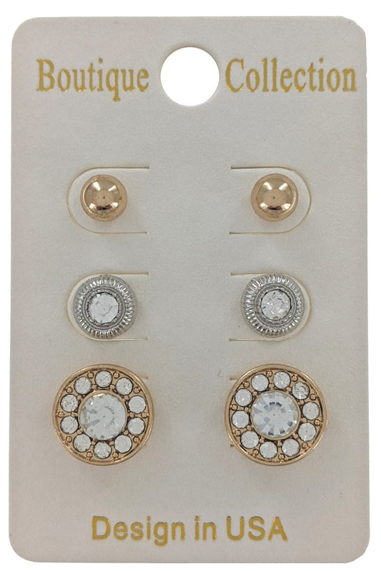 3-Pair, Earrings Set